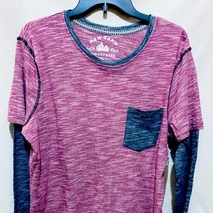 Raw Yarn Industries_Mens_Color Block_Large_NWT